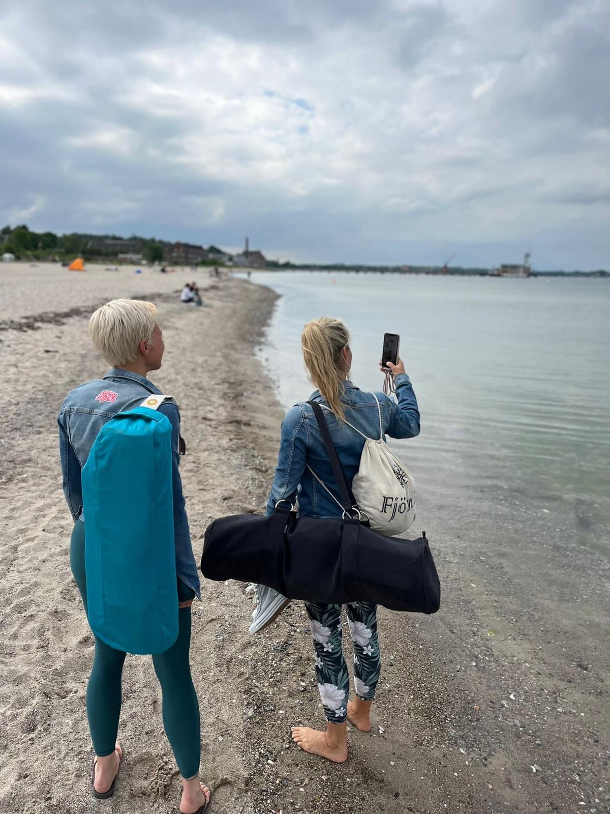 Bianca am Strand in Eckernförde